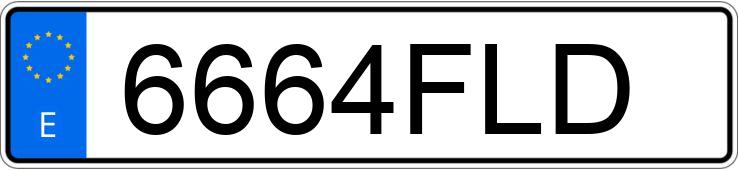 Numer rejestracyjny 6664FLD posiada SKODA FABIA Numer rejestracyjny 6664FLD posiada SKODA FABIA