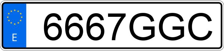 Numer rejestracyjny 6667GGC posiada BMW SERIE 1 Numer rejestracyjny 6667GGC posiada BMW SERIE 1