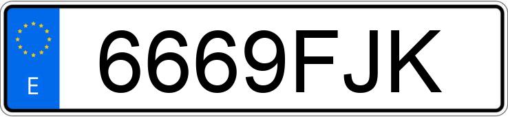 Numer rejestracyjny 6669FJK posiada MERCEDES S (220-221) Numer rejestracyjny 6669FJK posiada MERCEDES S (220-221)