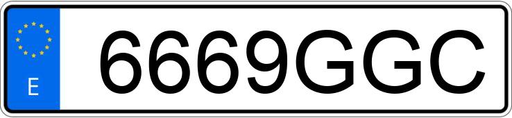 Numer rejestracyjny 6669GGC posiada PIAGGIO BEVERLY