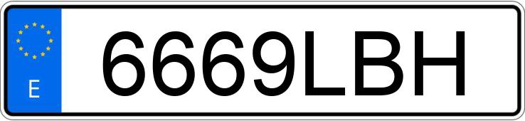 Numer rejestracyjny 6669LBH posiada PORSCHE PANAMERA Numer rejestracyjny 6669LBH posiada PORSCHE PANAMERA