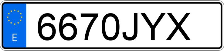 Numer rejestracyjny 6670JYX posiada SEAT LEON Numer rejestracyjny 6670JYX posiada SEAT LEON