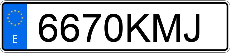 Numer rejestracyjny 6670KMJ posiada HYUNDAI I30