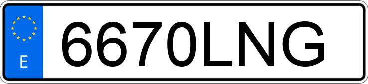 Numer rejestracyjny 6670LNG posiada RENAULT CLIO