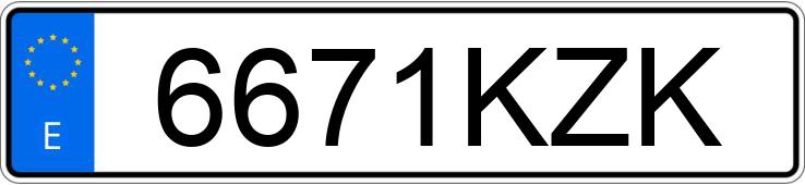 Numer rejestracyjny 6671KZK posiada TOYOTA YARIS Numer rejestracyjny 6671KZK posiada TOYOTA YARIS