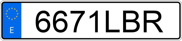 Numer rejestracyjny 6671LBR posiada SEAT ATECA Numer rejestracyjny 6671LBR posiada SEAT ATECA