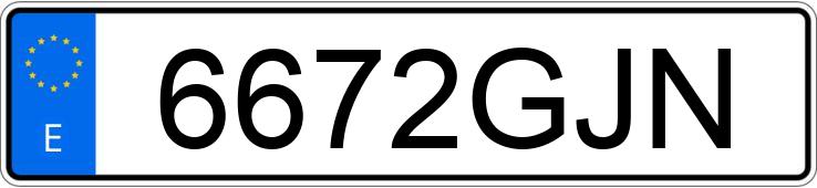 Numer rejestracyjny 6672GJN posiada OPEL ZAFIRA Numer rejestracyjny 6672GJN posiada OPEL ZAFIRA