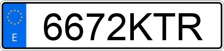 Numer rejestracyjny 6672KTR posiada PEUGEOT 208