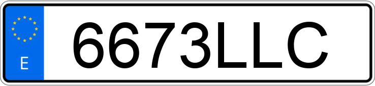 Numer rejestracyjny 6673LLC posiada FORD FOCUS Numer rejestracyjny 6673LLC posiada FORD FOCUS