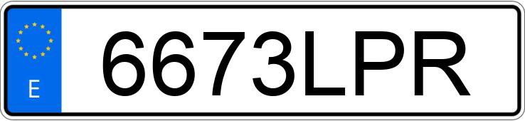 Numer rejestracyjny 6673LPR posiada BMW SERIE 5