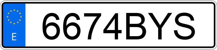 Numer rejestracyjny 6674BYS posiada CITROEN XSARA Numer rejestracyjny 6674BYS posiada CITROEN XSARA