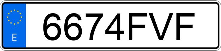 Numer rejestracyjny 6674FVF posiada SEAT LEON Numer rejestracyjny 6674FVF posiada SEAT LEON