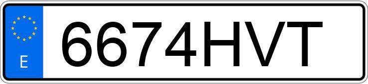 Numer rejestracyjny 6674HVT posiada RENAULT CAPTUR