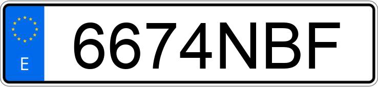 Numer rejestracyjny 6674NBF posiada AUDI RS3 SPORTBACK Numer rejestracyjny 6674NBF posiada AUDI RS3 SPORTBACK