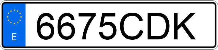 Numer rejestracyjny 6675CDK posiada VOLKSWAGEN TRANSPORTER Numer rejestracyjny 6675CDK posiada VOLKSWAGEN TRANSPORTER
