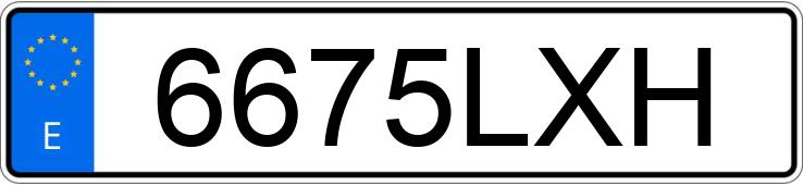 Numer rejestracyjny 6675LXH posiada AUDI Q3 SPORTBACK