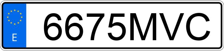 Numer rejestracyjny 6675MVC posiada BMW SERIE 5