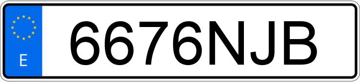 Numer rejestracyjny 6676NJB posiada OPEL CORSA