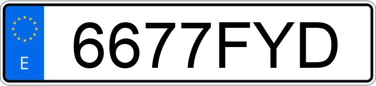 Numer rejestracyjny 6677FYD posiada AUDI A3 Numer rejestracyjny 6677FYD posiada AUDI A3