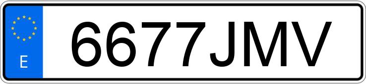 Numer rejestracyjny 6677JMV posiada TOYOTA HILUX