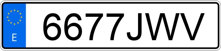 Numer rejestracyjny 6677JWV posiada MASERATI GHIBLI Numer rejestracyjny 6677JWV posiada MASERATI GHIBLI