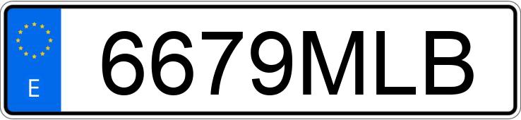 Numer rejestracyjny 6679MLB posiada BMW SERIE 4