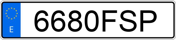 Numer rejestracyjny 6680FSP posiada AUDI A4 3.0TDI QUATTRO 233