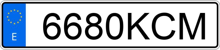 Numer rejestracyjny 6680KCM posiada OPEL INSIGNIA
