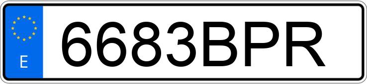 Numer rejestracyjny 6683BPR posiada LAND ROVER DISCOVERY