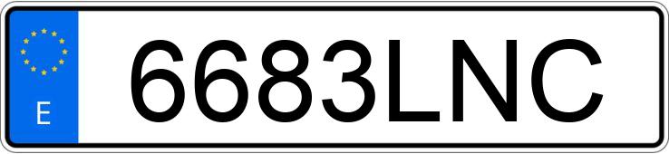 Numer rejestracyjny 6683LNC posiada SHERCO SE Numer rejestracyjny 6683LNC posiada SHERCO SE
