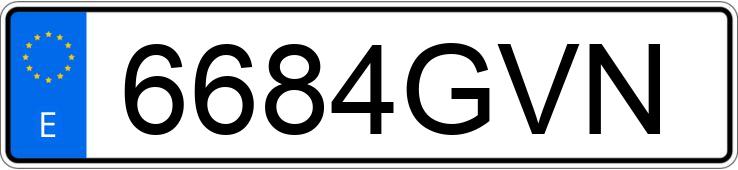 Numer rejestracyjny 6684GVN posiada OPEL ASTRA GTC