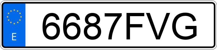 Numer rejestracyjny 6687FVG posiada SEAT CORDOBA Numer rejestracyjny 6687FVG posiada SEAT CORDOBA