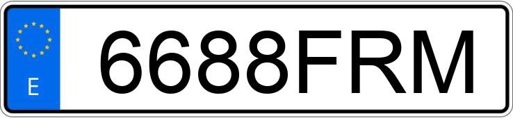 Numer rejestracyjny 6688FRM posiada TOYOTA AURIS Numer rejestracyjny 6688FRM posiada TOYOTA AURIS