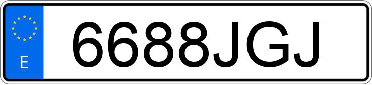 Numer rejestracyjny 6688JGJ posiada OPEL MOKKA Numer rejestracyjny 6688JGJ posiada OPEL MOKKA