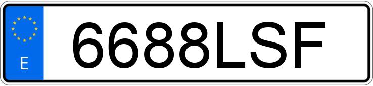 Numer rejestracyjny 6688LSF posiada PEUGEOT 208 Numer rejestracyjny 6688LSF posiada PEUGEOT 208