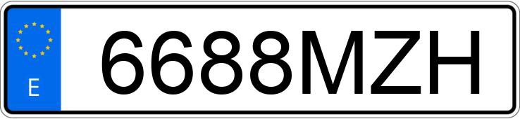 Numer rejestracyjny 6688MZH posiada VOLKSWAGEN GOLF Numer rejestracyjny 6688MZH posiada VOLKSWAGEN GOLF