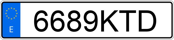 Numer rejestracyjny 6689KTD posiada SCRAMBLER DUCATI ICON