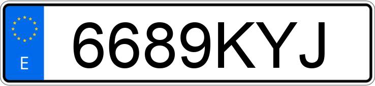 Numer rejestracyjny 6689KYJ posiada SEAT ATECA