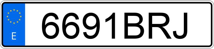 Numer rejestracyjny 6691BRJ posiada VOLKSWAGEN POLO