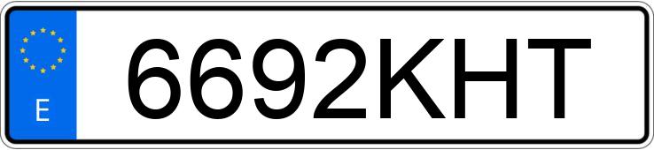 Registreringsnummeret 6692KHT har CITROEN BERLINGO