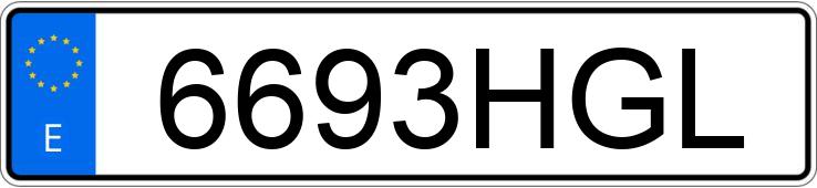 Numer rejestracyjny 6693HGL posiada FORD KUGA