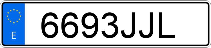 Numer rejestracyjny 6693JJL posiada AUDI A5 SPORTBACK Numer rejestracyjny 6693JJL posiada AUDI A5 SPORTBACK