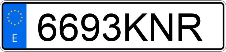 Numer rejestracyjny 6693KNR posiada YAMAHA X-MAX