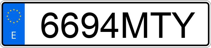 Numer rejestracyjny 6694MTY posiada HYUNDAI I30 FASTBACK 1.0 TGDI 48V 100 KLASS