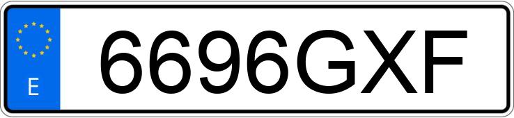 Numer rejestracyjny 6696GXF posiada PEUGEOT RCZ