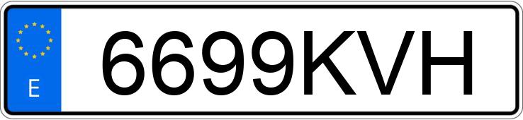 Numer rejestracyjny 6699KVH posiada OPEL CORSA