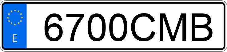 Numer rejestracyjny 6700CMB posiada VOLKSWAGEN POLO