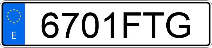 Numer rejestracyjny 6701FTG posiada PEUGEOT 207 Numer rejestracyjny 6701FTG posiada PEUGEOT 207