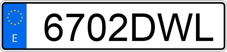 Numer rejestracyjny 6702DWL posiada AUDI A3 Numer rejestracyjny 6702DWL posiada AUDI A3