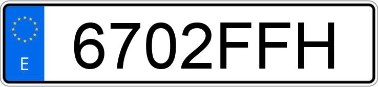 Numer rejestracyjny 6702FFH posiada KIA CARNIVAL